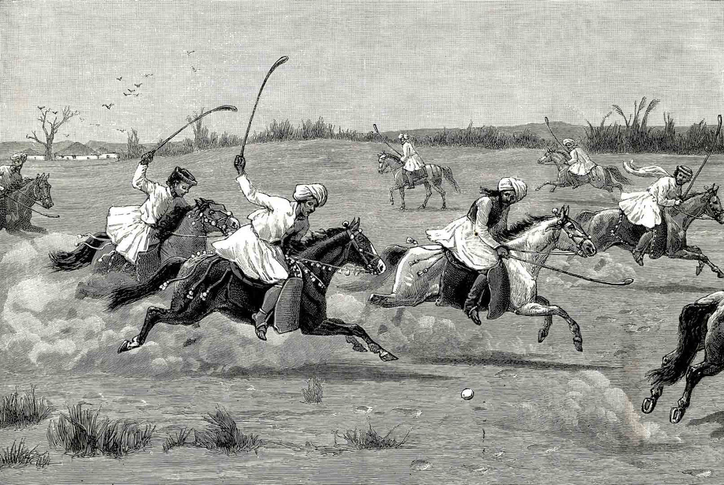 Ινδοί παίζουν polo